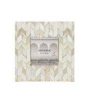 Chevron Bone Inlay Picture Frame