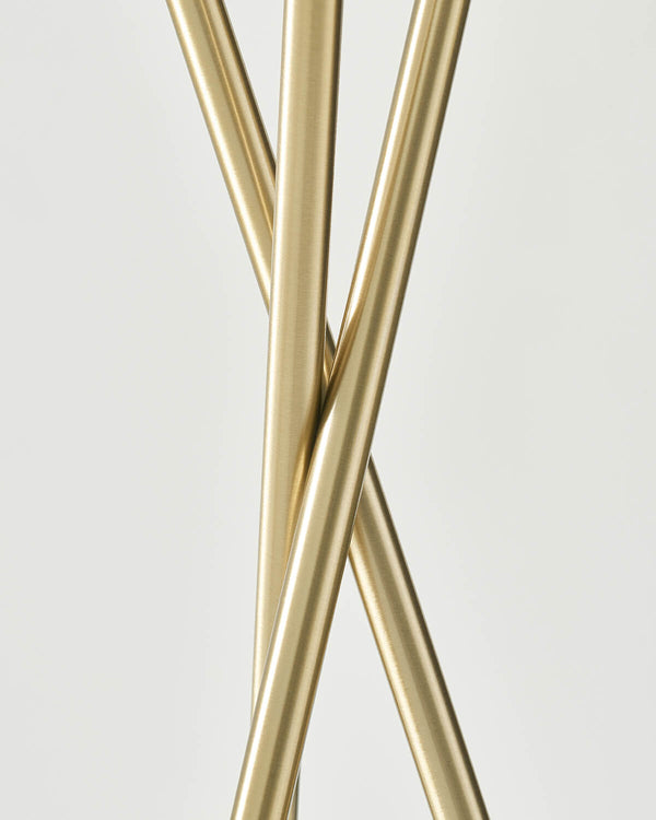 Crossed-Base Tripod Floor Lamp