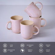 Speckled Ceramic Mug Set of Four