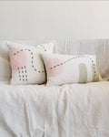 Punch-Needle Eco-Cotton Throw Pillow