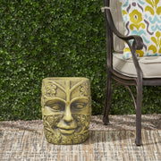 Green Man Cast Stone Garden Planter