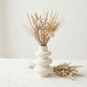 Stacked Bubble Gypsum Vase Reed Diffuser Set