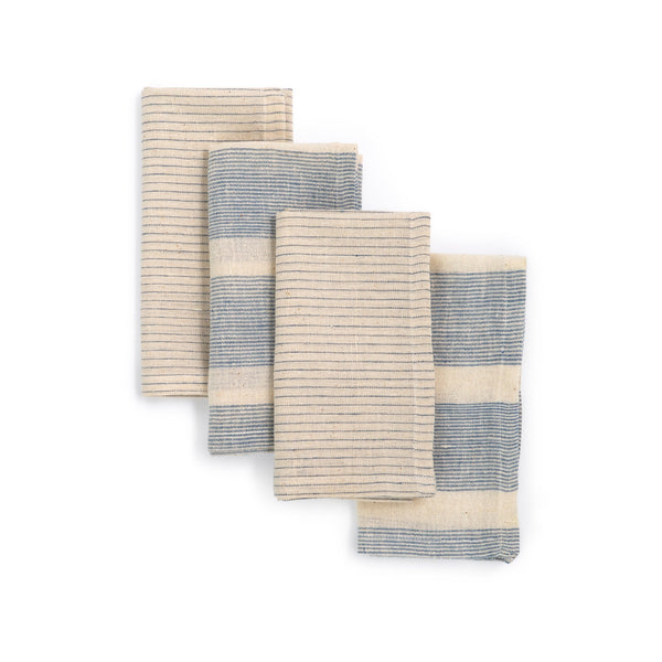 Striped Organic Cotton Napkin Set