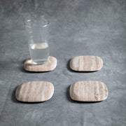 Variegated Marble Coaster Set