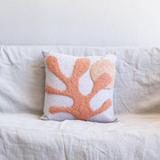 Punch Needle Eco-Cotton Coral Pillow