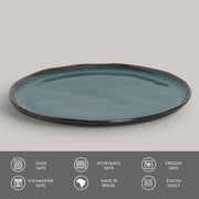 Reactive Glaze Dinner Plate Set
