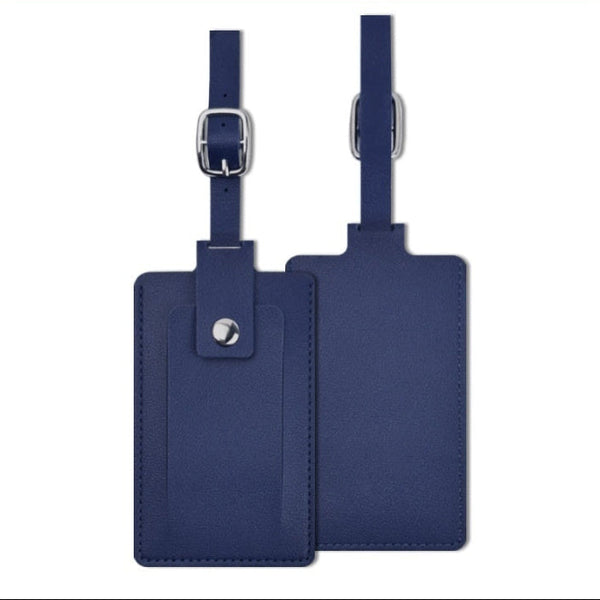 Faux Leather Luggage Tag