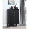 Fluted Five-Drawer Tall Chest