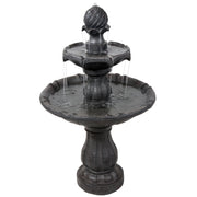 Two-Tier Solar Outdoor Water Fountain