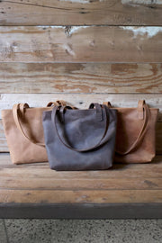 Kilele Leather Day Tote
