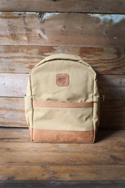 Ripstop Canvas Leather-Base Backpack