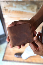 Full-Grain Leather Bifold Wallet