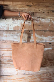 Kilele Leather Day Tote