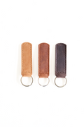 Stitched Leather Key Fob