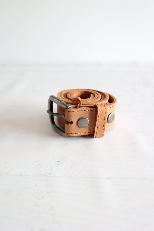 Studded Leather Belt