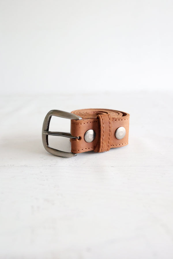Studded Leather Belt