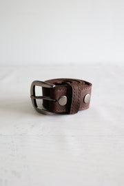 Studded Leather Belt
