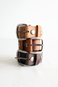 Studded Leather Belt