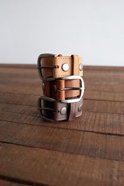 Studded Leather Belt