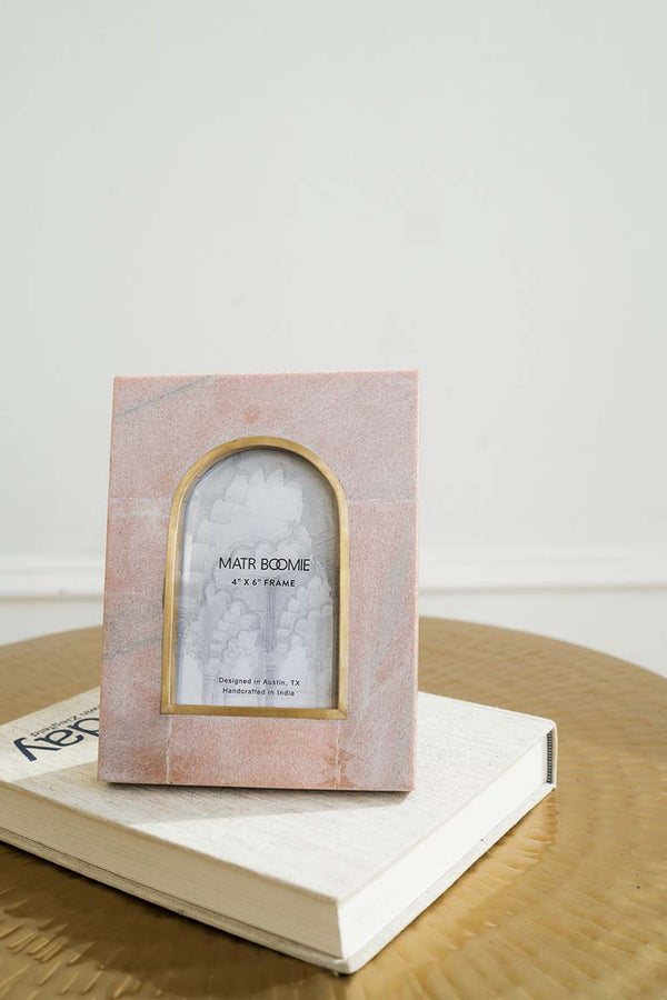 Pink Marble Arch Picture Frame