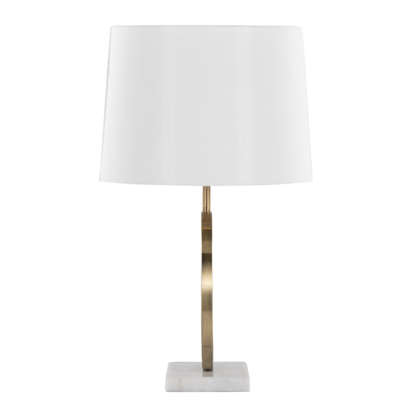 Marble Base Ring Table Lamp — scale reference and proportion detail