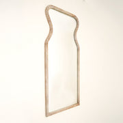 Whitewashed Mango Wood Full-Length Mirror