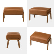 Faux Leather Padded Ottoman Footrest – ottoman (view 9) | Roost & Roam