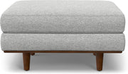 Mid-Century Upholstered Sofa and Ottoman Set