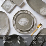 Speckled Ceramic Dinner Plate Set