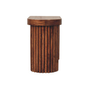 Fluted Mango Wood Coffee Table