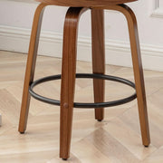 Rattan Back Swivel Counter Stool (view 6) | Roost & Roam