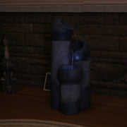 Tiered Cascading Globe Solar Fountain