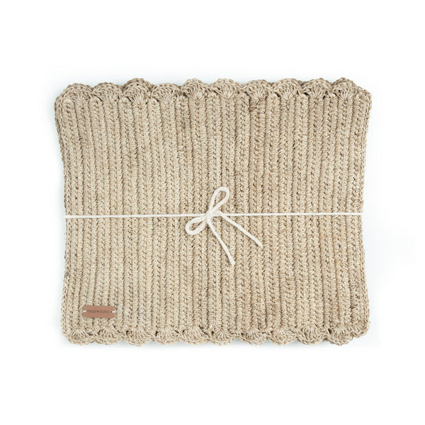 Handwoven Natural Fiber Placemat Set
