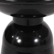 Powder-Coated Iron Pedestal Side Table Set — packaging and unboxing view
