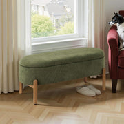 Corduroy Storage Bench Ottoman – ottoman (view 5) | Roost & Roam