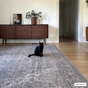 Sage Medallion Washable Area Rug
