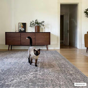 Sage Medallion Washable Area Rug
