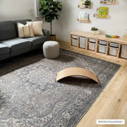Sage Medallion Washable Area Rug