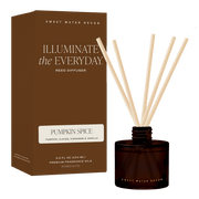 Pumpkin Spice Amber Glass Reed Diffuser, 3.5 oz
