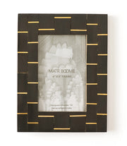 Hand-Carved Horn Brass Dash Picture Frame