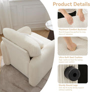 Ribbed Corduroy Upholstered Accent Chair – chair (view 5) | Roost & Roam