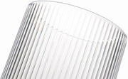 Ribbed Clear Glass Old-Fashioned Tumbler
