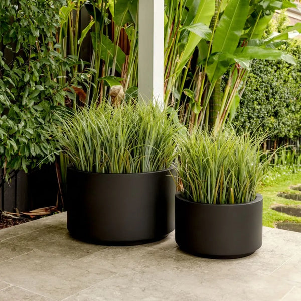 Cylindrical Outdoor Planter
