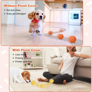 Motion-Activated Rolling Plush Pet Ball