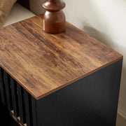 Grille-Door Mid-Century Nightstand Set — packaging and unboxing view