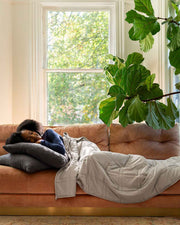 Weighted Cotton Throw Blanket