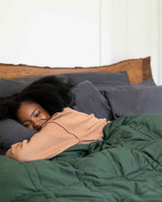Weighted Cotton Throw Blanket