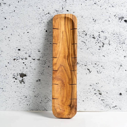 Scored Olive Wood Bread Board