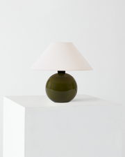 Glossy Ceramic Globe Table Lamp