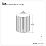 Demy - Handcrafted Metal Accent Table